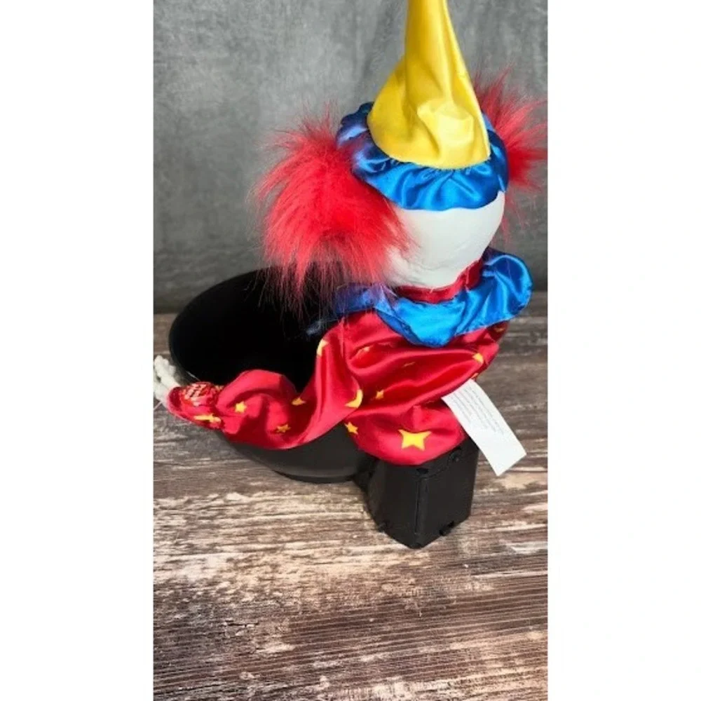 Skeleton Clown Animated Candy Bowl Halloween Trick Treat Animatronic WORKS!‎